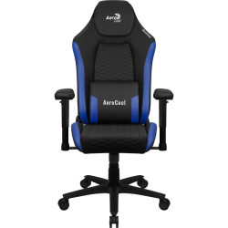SILLA GAMING AEROCOOL CROWN NEGRA AZUL