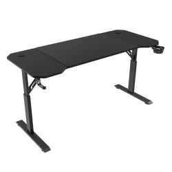 MESA MARS GAMING ERGO 140X60CM BLACK