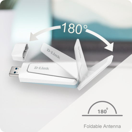 ADAPTADOR WIFI 6 USB 3.0 D - LINK Accesorios redes