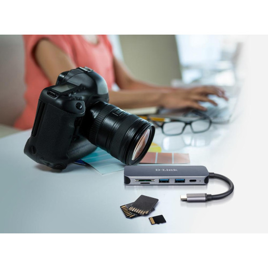 HUB D - LINK USB TIPO C 6 Dockings y hubs HUB D - LINK USB TIPO C 6 Dockings y hubs