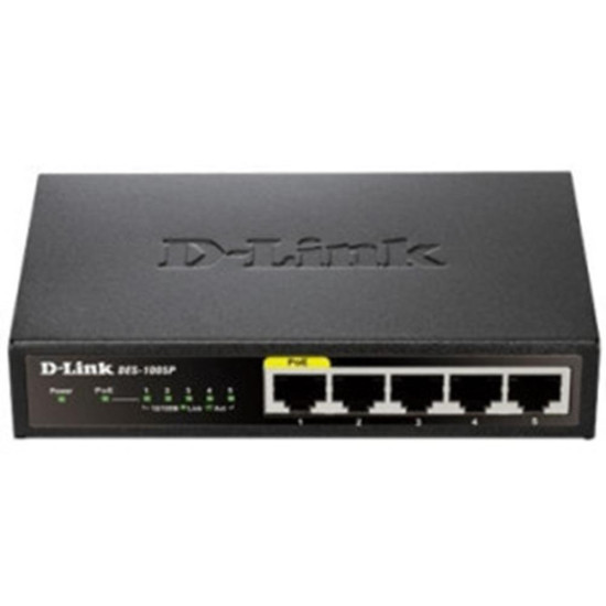 SWITCH D - LINK DES - 1005P 5 PUERTOS Switch SWITCH D - LINK DES - 1005P 5 PUERTOS Switch