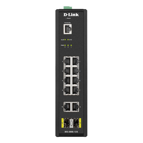 SWITCH INDUSTRIAL D - LINK DIS - 200G - 12S 12 PUERTOS Switch SWITCH INDUSTRIAL D - LINK DIS - 200G - 12S 12 PUERTOS Switch