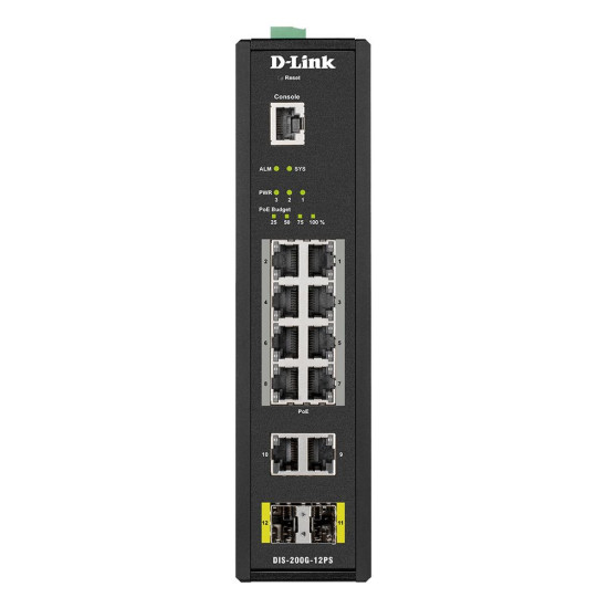SWITCH INDUSTRIAL DIS - 200G - 12PS 12 PUERTOS Switch SWITCH INDUSTRIAL DIS - 200G - 12PS 12 PUERTOS Switch
