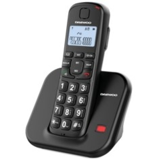 TELEFONO INALAMBRICO DECT DAEWOO DTD - 7200 NEGRO Teléfonos fijos