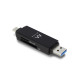 LECTOR TARJETAS COMPACTO EWENT USB 3.1 Lector de memorias