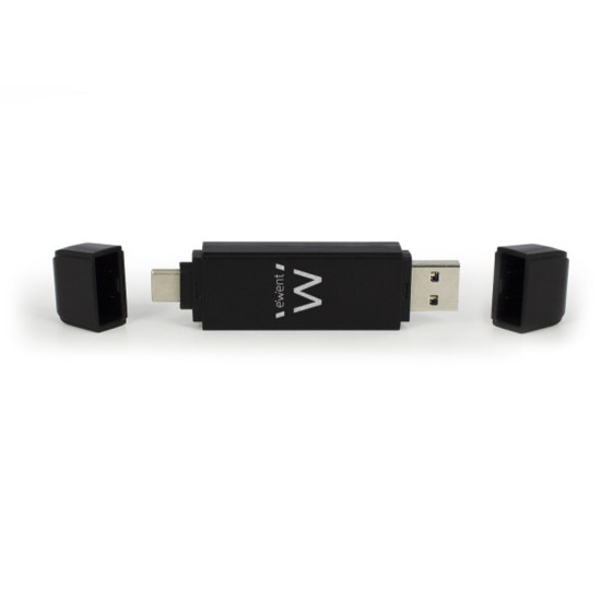 LECTOR TARJETAS COMPACTO EWENT USB 3.1 Lector de memorias