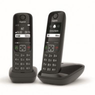 TELEFONO INALAMBRICO GIGASET AS690 DUO NEGRO