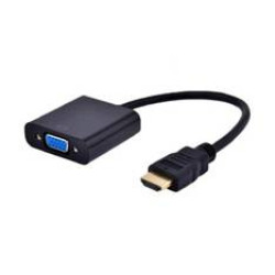 CABLE ADAPTADOR GEMBIRD HDMI - VGA MACHO - HEMBRA CON