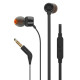 AURICULARES INTRAUDITIVOS JBL T110 BLACK PURE Auriculares AURICULARES INTRAUDITIVOS JBL T110 BLACK PURE Auriculares