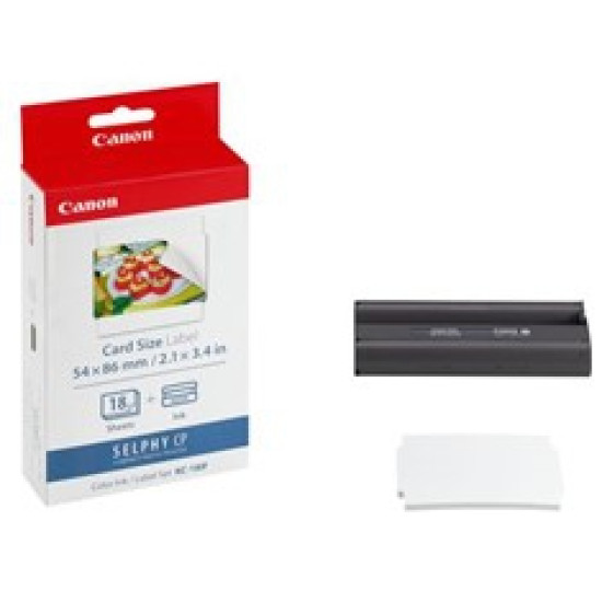 PAPEL FOTO CANON SELPHY KC - 18IF + Papel