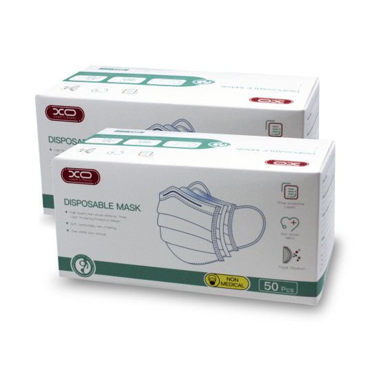 MASCARILLA HIGIENICA PACK 2 CAJAS 50 Mascarillas