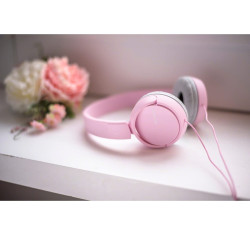 AURICULARES SONY MDRZX110APP ROSA PLEGLABLE MICROFONO