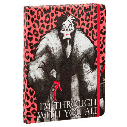 LIBRETA DISNEY VILLANOS CRUELLA VIL