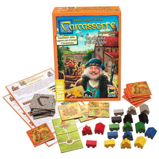 JUEGO MESA DEVIR CARCASSONNE LA ABADIA Juegos de mesa JUEGO MESA DEVIR CARCASSONNE LA ABADIA Juegos de mesa