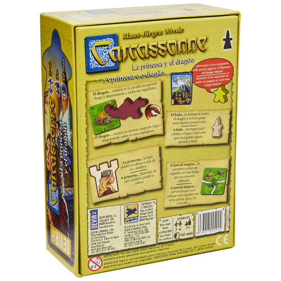 JUEGO MESA DEVIR CARCASSONNE LA PRINCESA Juegos de mesa JUEGO MESA DEVIR CARCASSONNE LA PRINCESA Juegos de mesa
