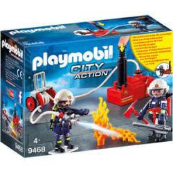 PLAYMOBIL CIUDAD ACCION -  BOMBEROS CON