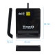 LECTOR TARJETAS DNI TOOQ TQR - 210B USB Lector de memorias