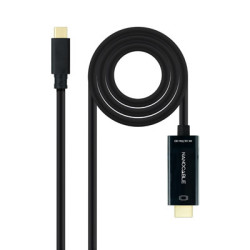 CABLE NANOCABLE CONVERSOR USB TIPO C