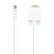 CABLE NANOCABLE CONVERSOR MINI DP A Cables audio vídeo CABLE NANOCABLE CONVERSOR MINI DP A Cables audio vídeo