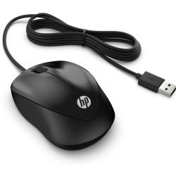MOUSE RATON HP USB 1000 NEGRO