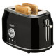 TOSTADORA PAN BOURGINI RETRO NEGRA 815W Tostadoras TOSTADORA PAN BOURGINI RETRO NEGRA 815W Tostadoras