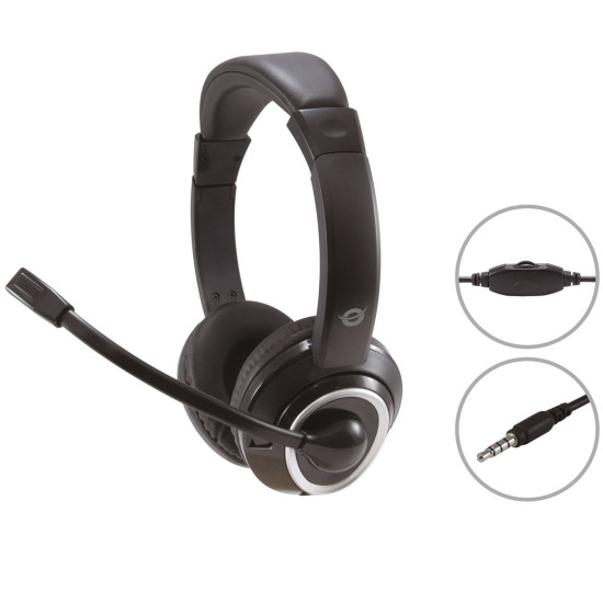 AURICULAR CONCEPTRONIC POLONA02B JACK 3.5MM MICROFONO Auriculares AURICULAR CONCEPTRONIC POLONA02B JACK 3.5MM MICROFONO Auriculares