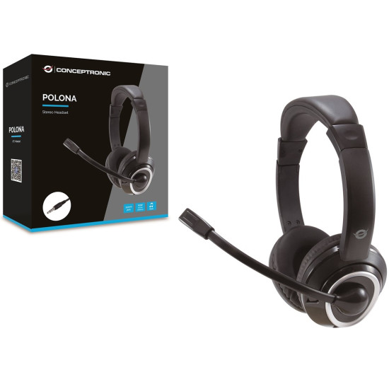 AURICULAR CONCEPTRONIC POLONA02B JACK 3.5MM MICROFONO Auriculares AURICULAR CONCEPTRONIC POLONA02B JACK 3.5MM MICROFONO Auriculares