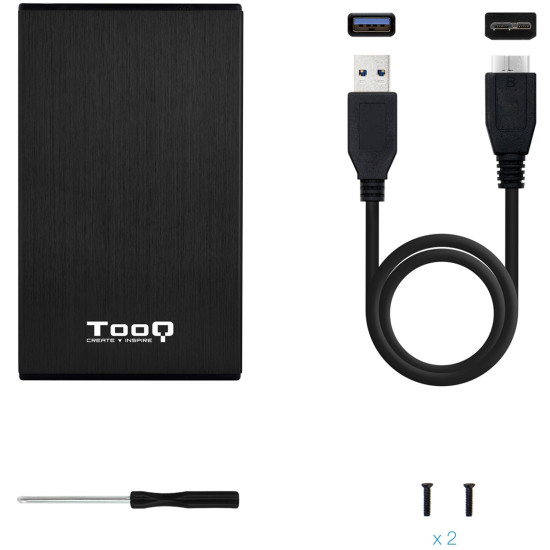 CAJA EXTERNA TOOQ TQE - 2527B HDD SSD Cajas externas CAJA EXTERNA TOOQ TQE - 2527B HDD SSD Cajas externas