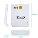 LECTOR TARJETAS DNI TOOQ TQR - 210W USB Lector de memorias