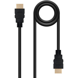 CABLE NANOCABLE HDMI MACHO - MACHO NEGRO 1.8M