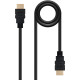 CABLE NANOCABLE HDMI MACHO - MACHO NEGRO 1.8M Cables audio vídeo CABLE NANOCABLE HDMI MACHO - MACHO NEGRO 1.8M Cables audio vídeo