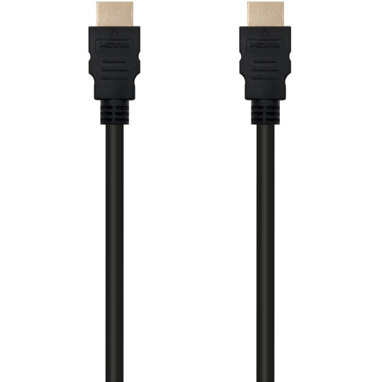 CABLE NANOCABLE HDMI MACHO - MACHO NEGRO 1.8M Cables audio vídeo CABLE NANOCABLE HDMI MACHO - MACHO NEGRO 1.8M Cables audio vídeo
