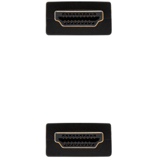 CABLE NANOCABLE HDMI MACHO - MACHO NEGRO 1.8M Cables audio vídeo CABLE NANOCABLE HDMI MACHO - MACHO NEGRO 1.8M Cables audio vídeo