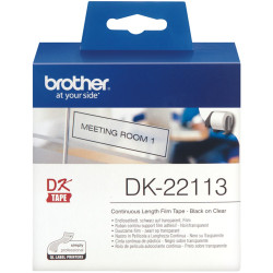 ETIQUETAS PAPEL PRECORTADA BROTHER DK22113 62MM