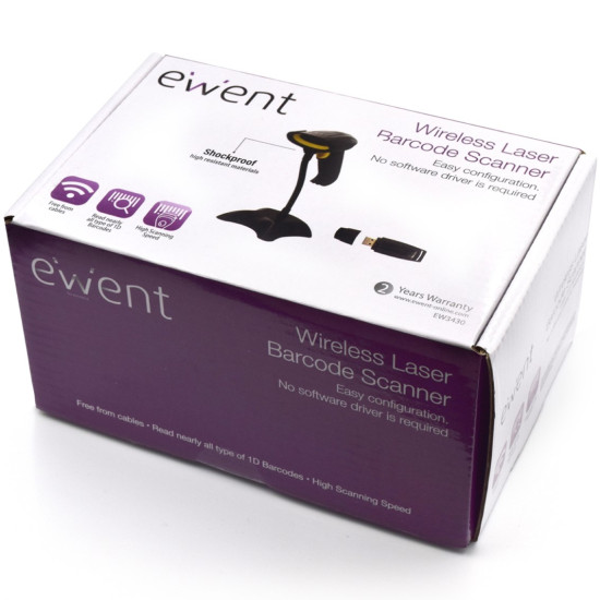 LECTOR CODIGO BARRAS EWENT EW3430 WIRELESS Lector código de barras LECTOR CODIGO BARRAS EWENT EW3430 WIRELESS Lector código de barras