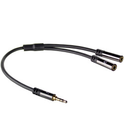 CABLE DIVISOR AUDIO EWENT JACK 3.5MM