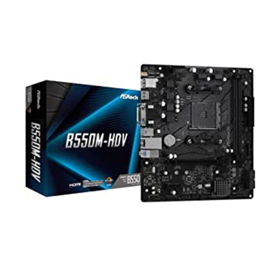 PLACA BASE ASROCK AMD AM4 B550M - HDV Placas base PLACA BASE ASROCK AMD AM4 B550M - HDV Placas base