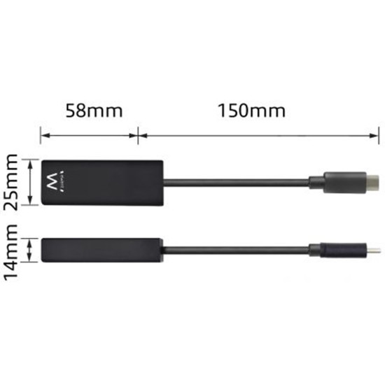 CABLE ADAPTADOR EWENT USB TIPO C Convertidores CABLE ADAPTADOR EWENT USB TIPO C Convertidores