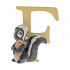 FIGURA ENESCO DISNEY BAMBI FLOR LETRA