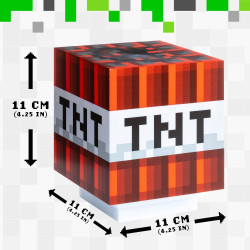 LAMPARA PALADONE MINECRAFT CAJA TNT