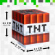 LAMPARA PALADONE MINECRAFT CAJA TNT Lampara merchandising LAMPARA PALADONE MINECRAFT CAJA TNT Lampara merchandising