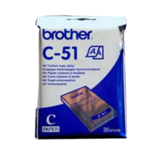 PACK PAPEL TERMICO BROTHER C51 A7 Papel