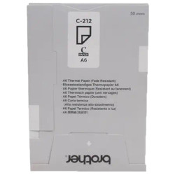 PACK PAPEL TERMICO BROTHER C212S A6