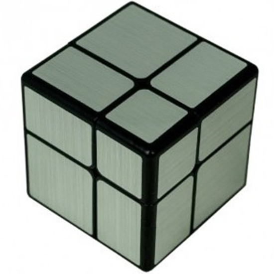 CUBO RUBIK QIYI MIRROR 2X2 PLATA Cubos de rubik