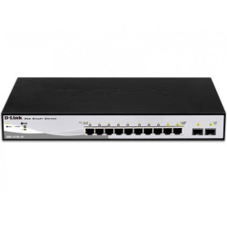 SWITCH D - LINK 10 PUERTOS GESTIONABLE 8