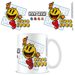 TAZA DESAYUNO PYRAMID VIDEOJUEGOS CLASICOS PAC