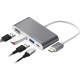 HUB LOGAN USB TIPO C SILVER Dockings y hubs HUB LOGAN USB TIPO C SILVER Dockings y hubs