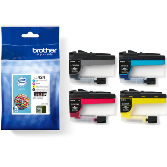 PACK CARTUCHOS TINTA BROTHER LC424VAL NEGRO Consumibles impresión de tinta