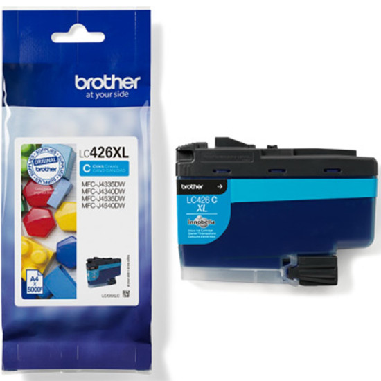 CARTUCHO TINTA BROTHER LC426XLC CIAN 5000 Consumibles impresión de tinta CARTUCHO TINTA BROTHER LC426XLC CIAN 5000 Consumibles impresión de tinta