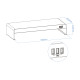 ELEVADOR SOPORTE MONITOR TOOQ METALICO NEGRO Elevadores monitor ELEVADOR SOPORTE MONITOR TOOQ METALICO NEGRO Elevadores monitor